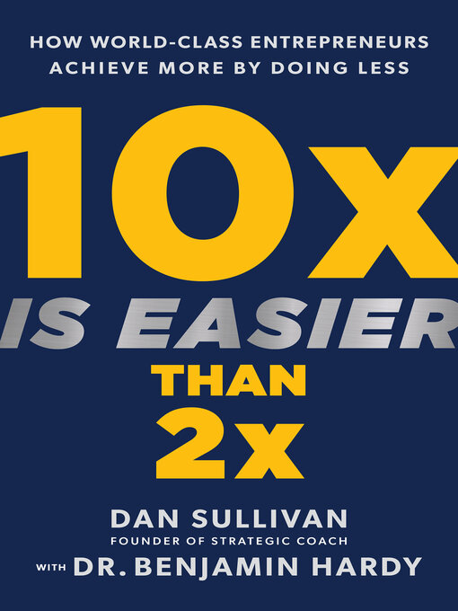 Cover of 10x Is Easier Than 2x